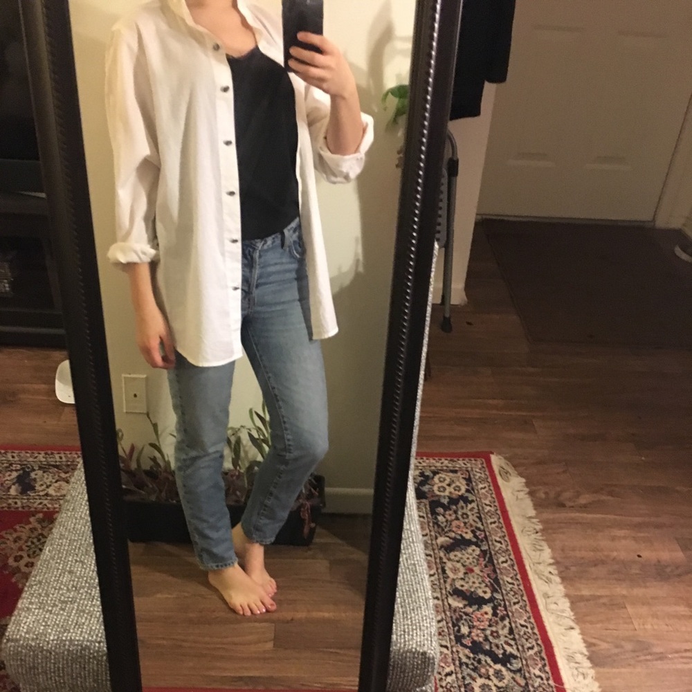 Vintage oversized button up